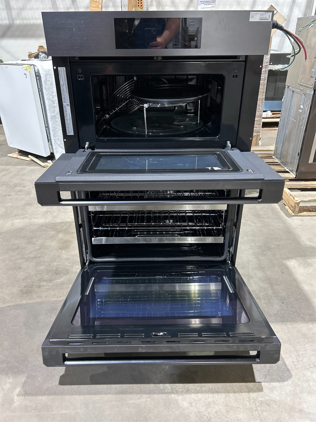 SALE! 30" Smart Electric Wall Oven with Microwave -(w2)