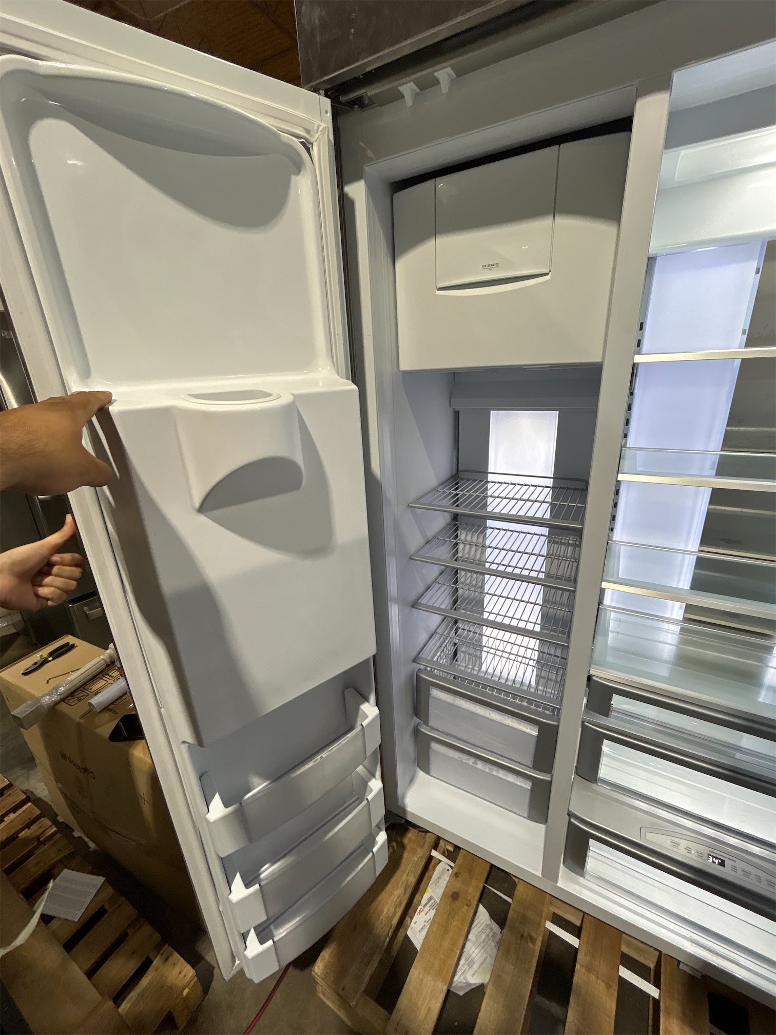 SALE! GE 48 in. Smart Side-by-Side Refrigerator