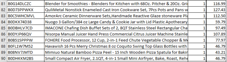 Amazon Manifested Pallet $1087