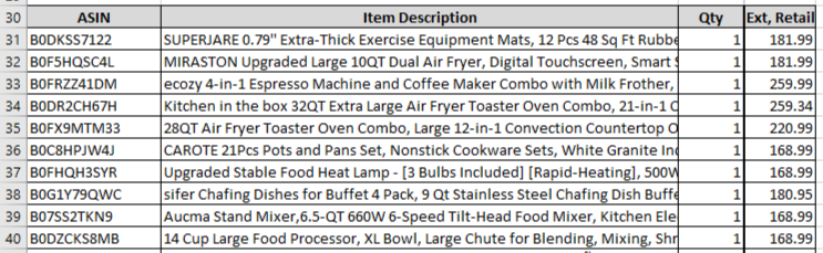 Amazon Manifested Pallet $983