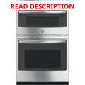 SALE! GE 27 in. Double Wall Oven w/Microwave SS-(W2)