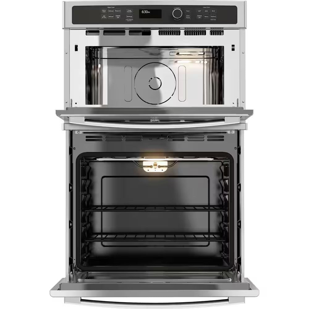 SALE! GE 27 in. Double Wall Oven w/Microwave SS-(W2)