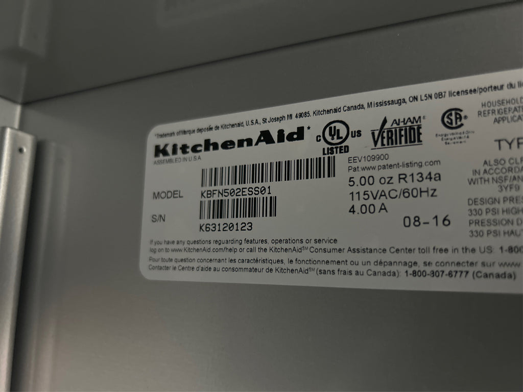 SALE! Kitchen Aid 24.2 Cu. Ft. French Door Refrigerator