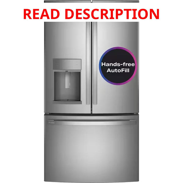 SALE! AS IS/FOR PARTS - GE Profile 22.1 cu. ft. French D