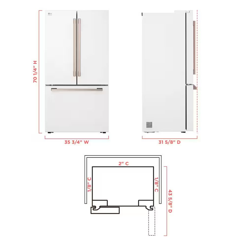SALE! LG STUDIO 27 cu. ft. Smart Refrigerator