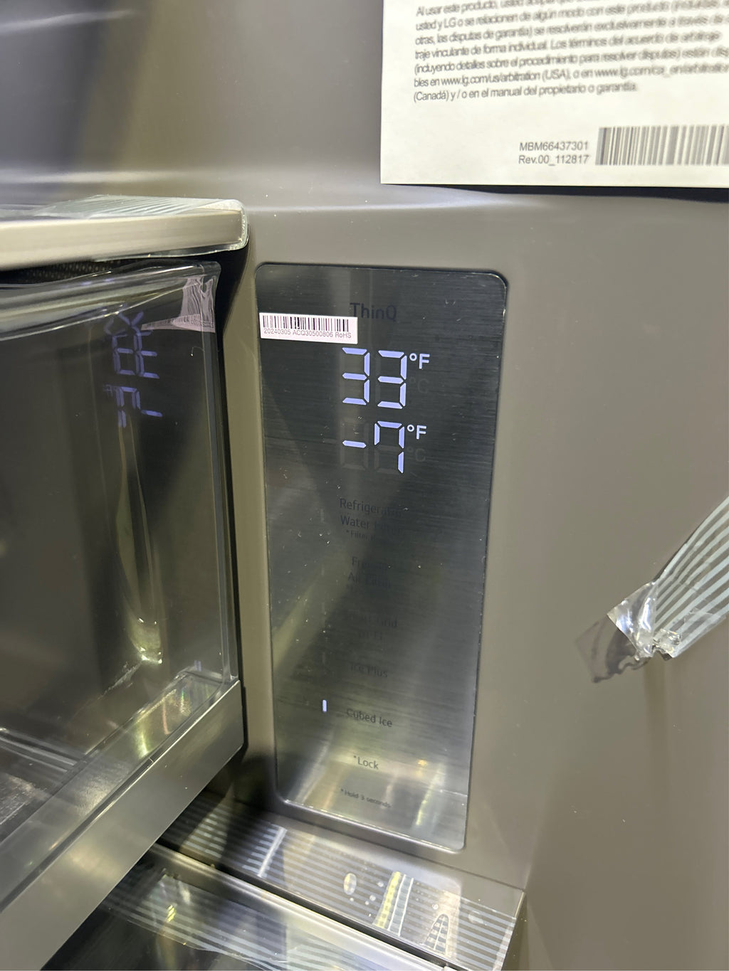 SALE! LG STUDIO 27 cu. ft. Smart Refrigerator