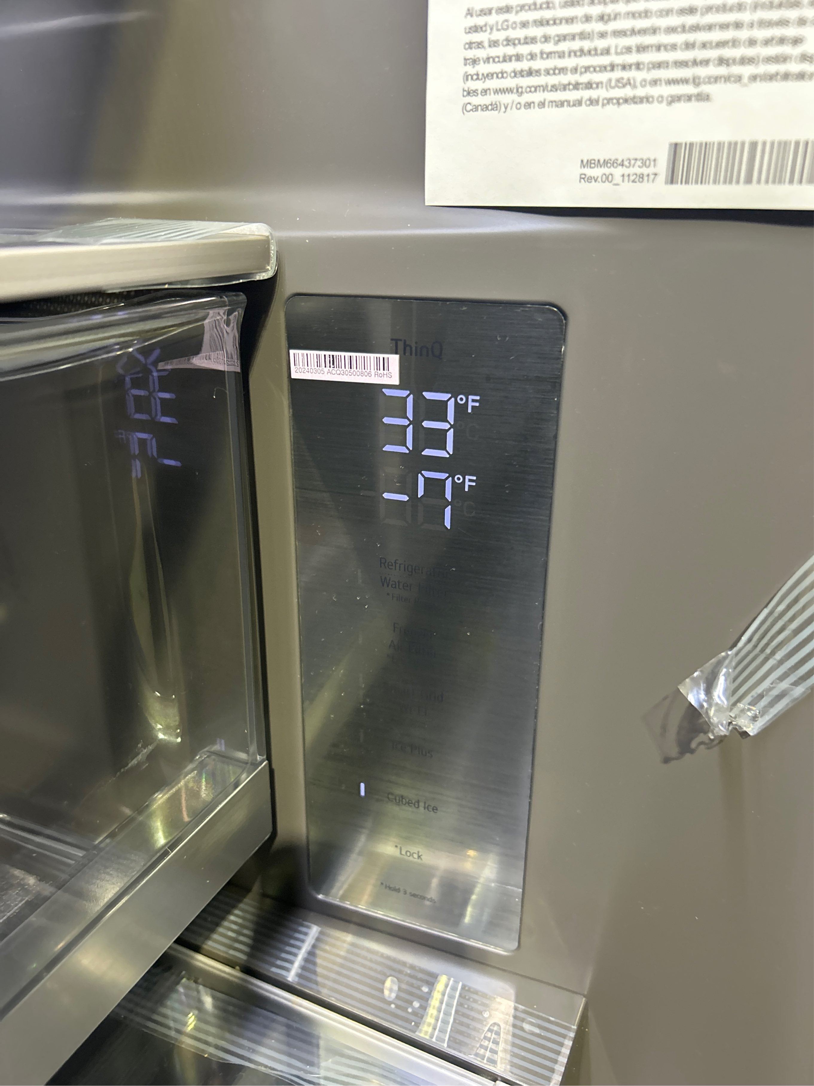 SALE! LG STUDIO 27 cu. ft. Smart Refrigerator