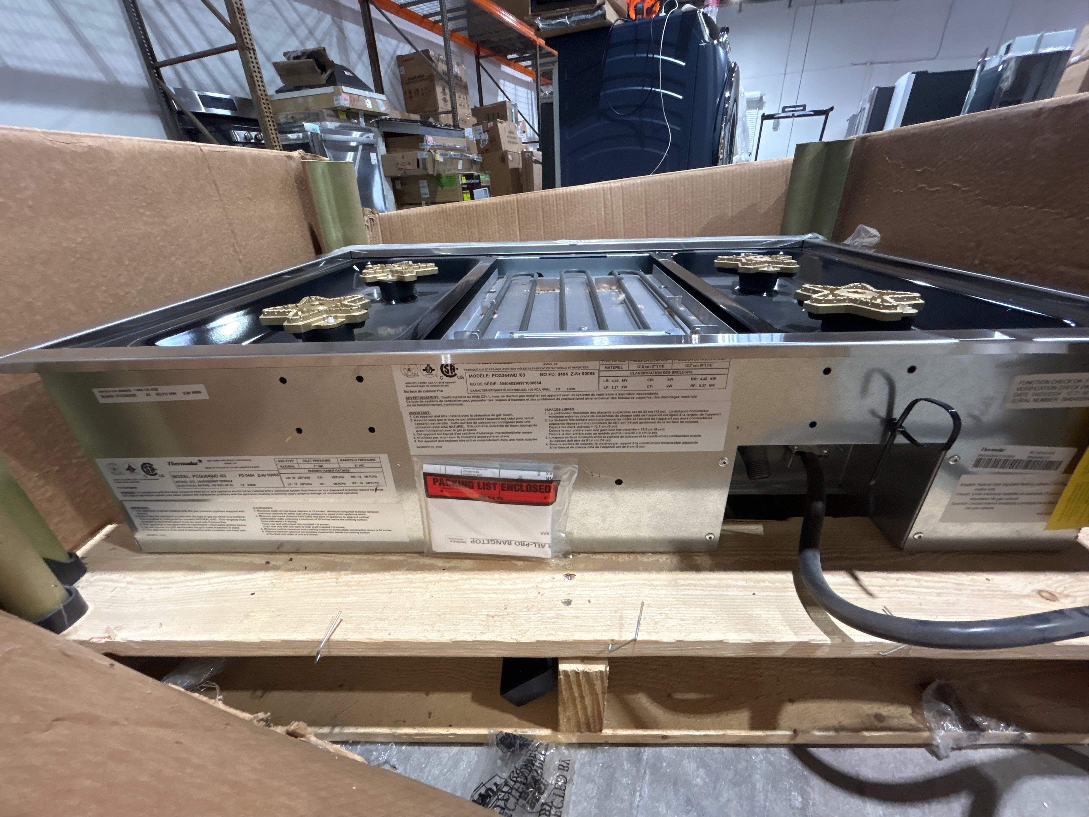 SALE! Thermador Professional Series 36 in. Gas Cooktop (