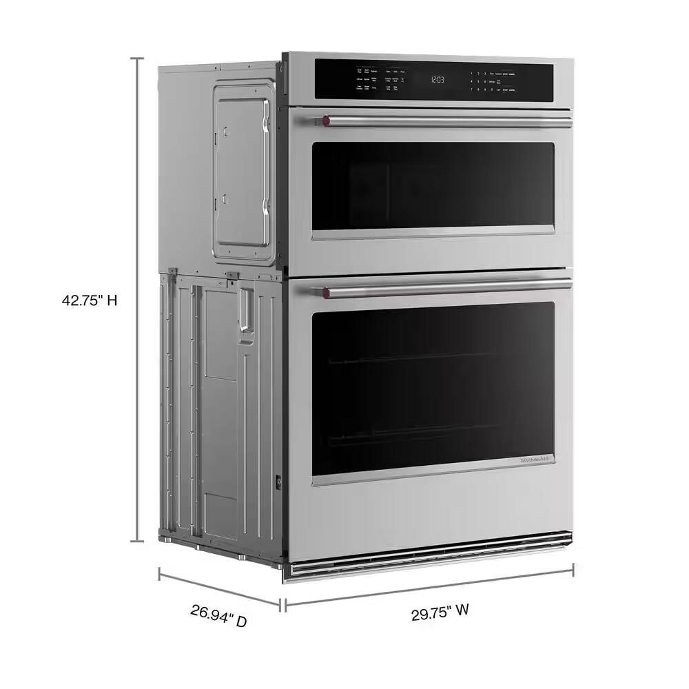 KitchenAid 5 cu ft Wall Oven & Microwave