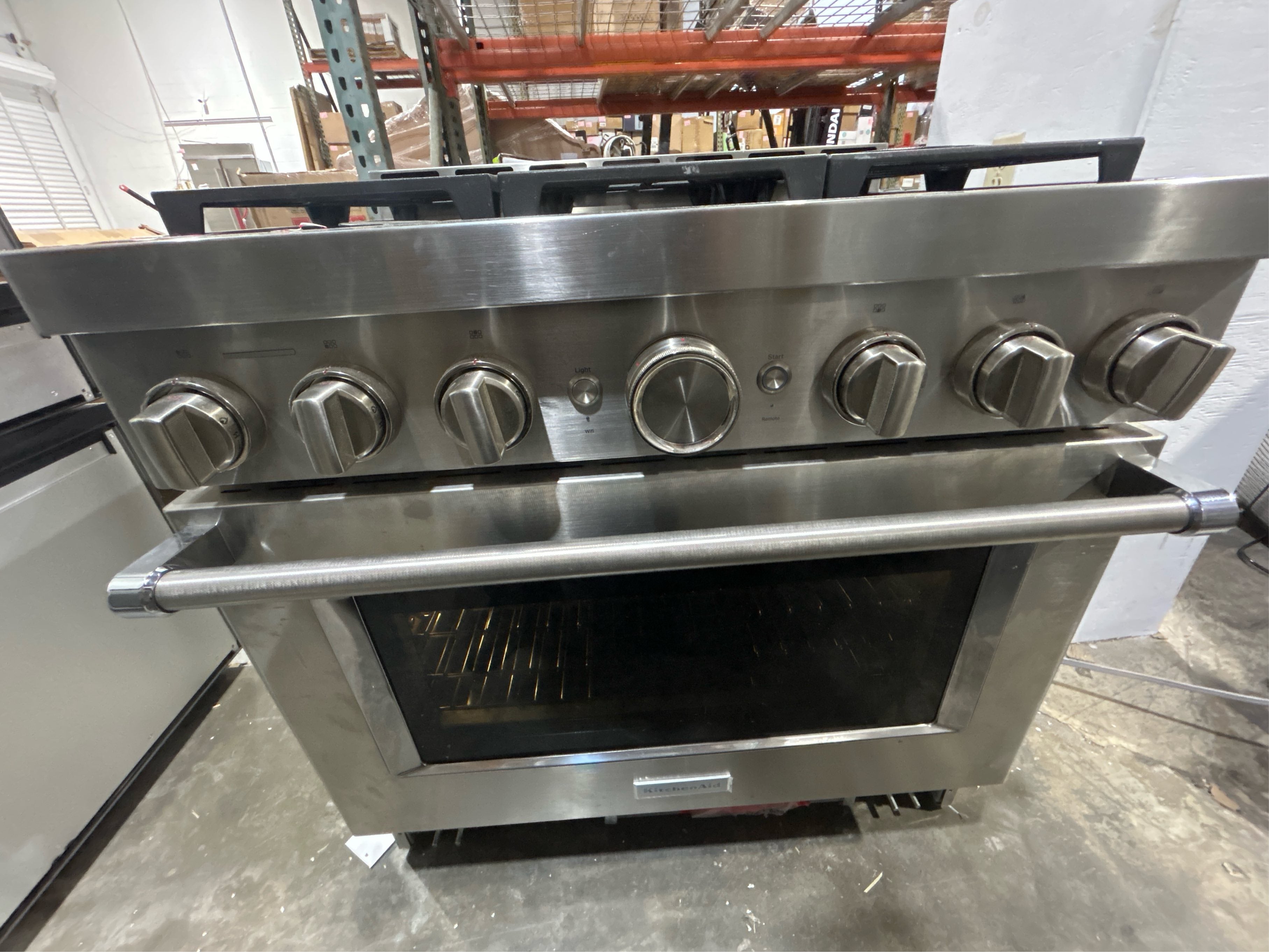 SALE! KitchenAid 36-in 6 Burners Gas Range, SS (D)