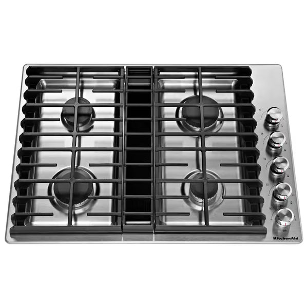 SALE! Kitchen Aid 30 in. Gas Cooktop, 4 Burners (W3)