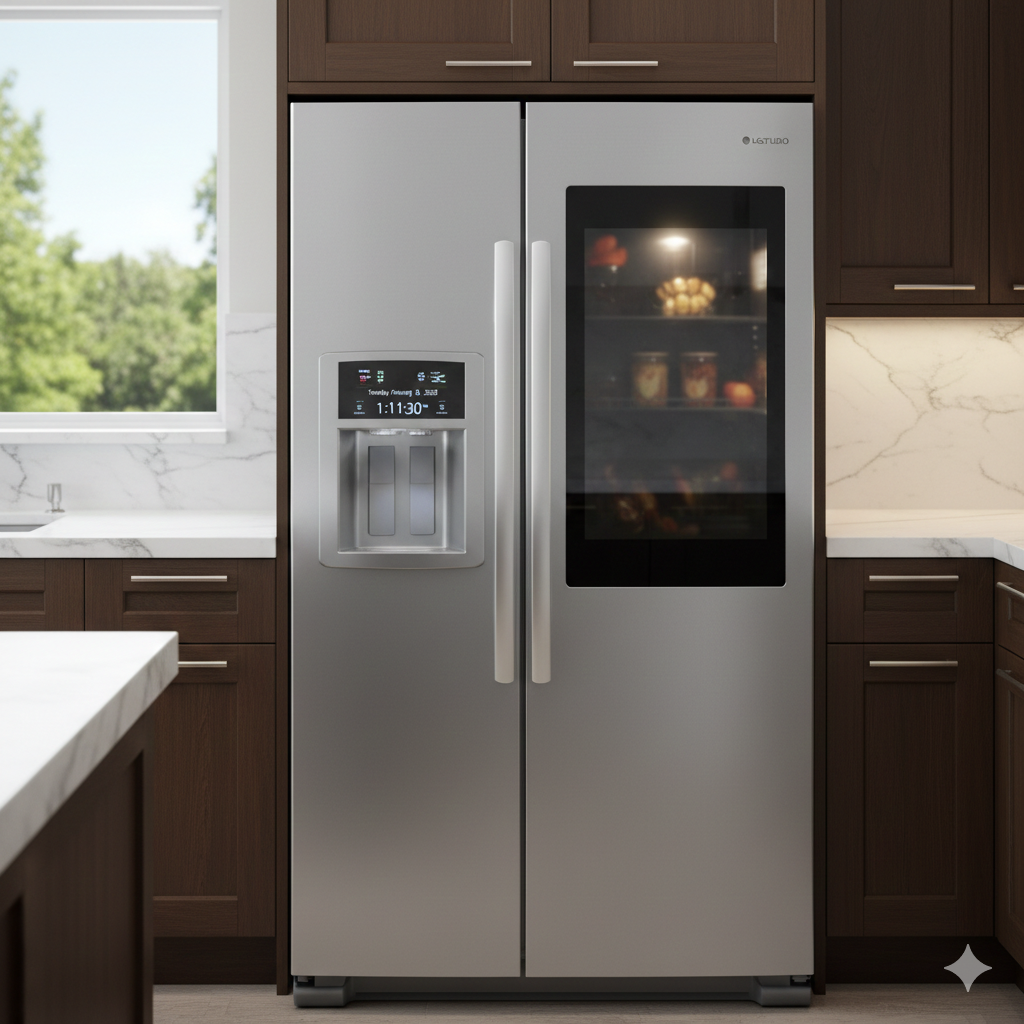 LG STUDIO 42 in. W Side by Side Refrigerator