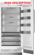 Monogram 36" Column Refrigerator: Panel Ready · Lot #210m
