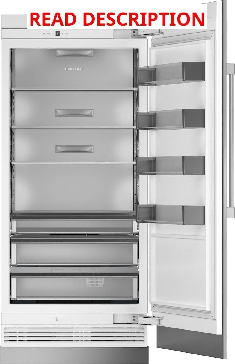 Monogram 36" Column Refrigerator: Panel Ready · Lot #210m