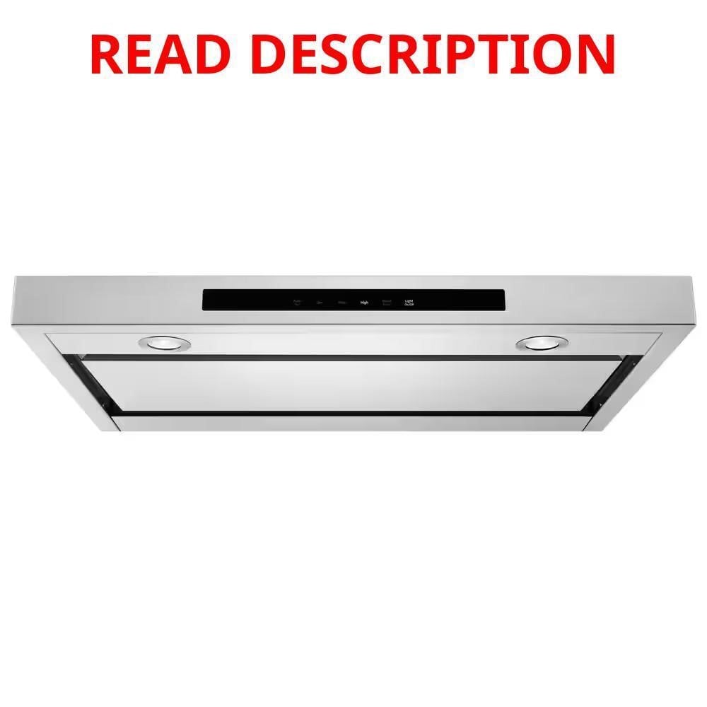 KitchenAid 36 in. Low-Profile Range Hood · Lot #104m