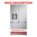 LG 26 cu. ft. French Door Fridge, 4-Ice, PrintProof · Lot #204m