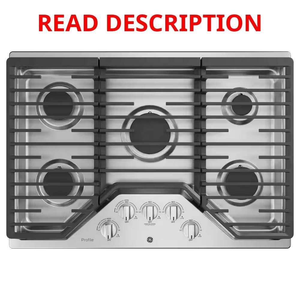 GE Profile 30 in. Gas Cooktop with 5 Burners (W3) · Lot #244m