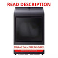 Open-box 7.3 cu. ft. SMART Gas Dryer   Matte Black -(W2) · Lot #30m
