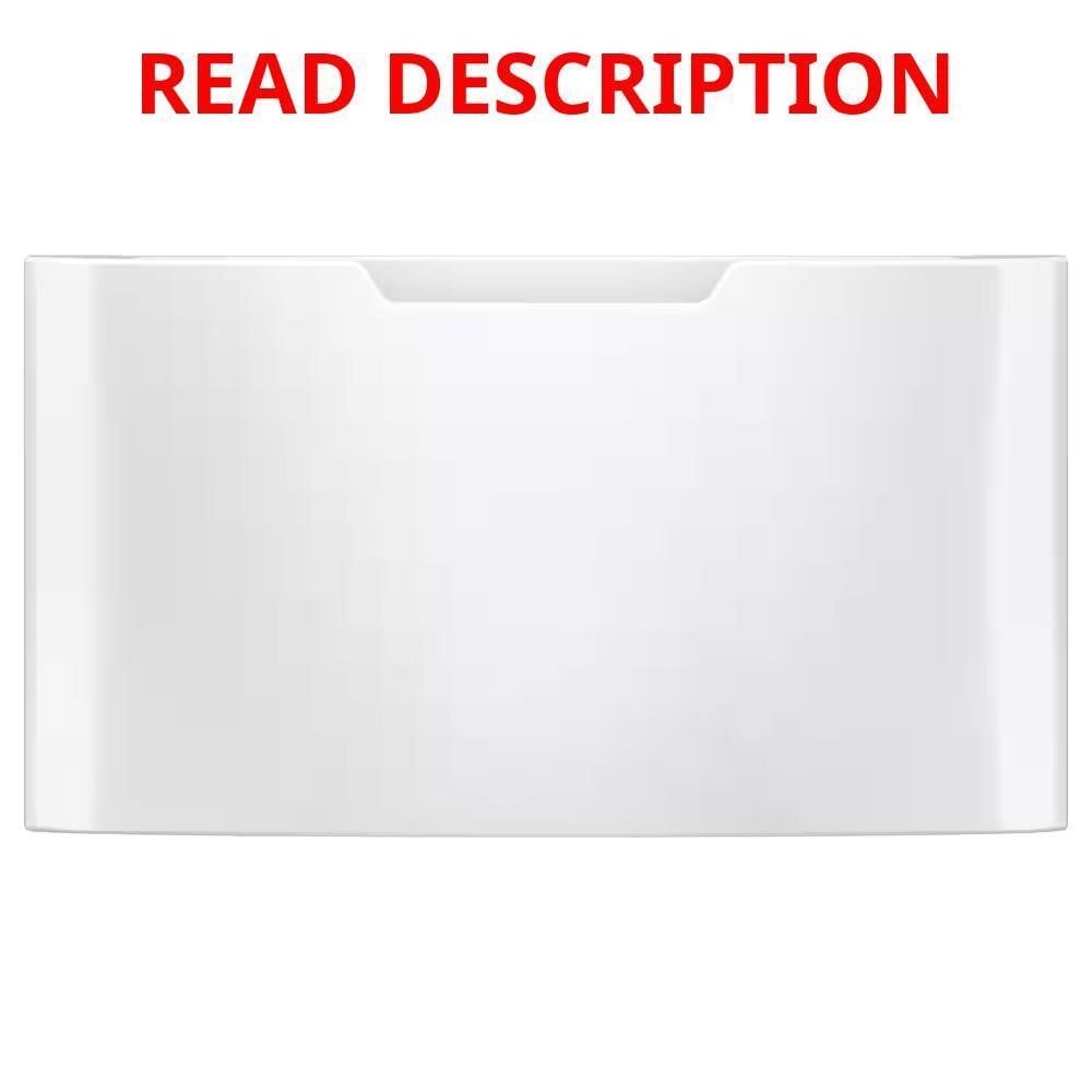 GE 28 in. Wide Laundry Pedestal, 16 in. Height, Wh · Lot #122m
