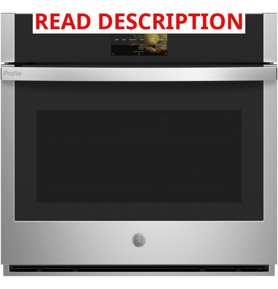 GE Profile 30" Smart Wall Oven with Convection · Lot #52m