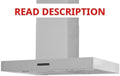 Windster WS-63TB Series 42" Stainless Hood · Lot #102m
