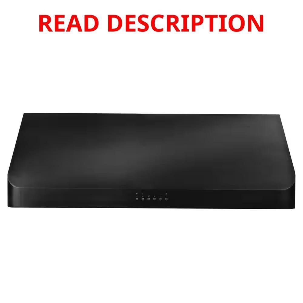 ZLINE 30" 600 CFM Range Hood, Black-Stainless · Lot #110m