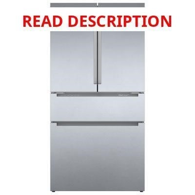 Bosch 36" French Door Fridge B36CL80ENS · Lot #176m