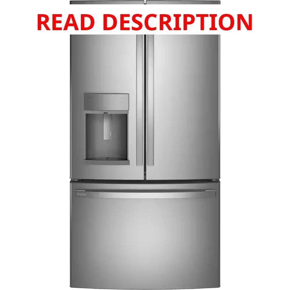 GE Profile 22.1 cu. ft. French Door Fridge · Lot #228m