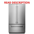 KitchenAid 24.2 cu. ft. French Door Refrigerator · Lot #226m