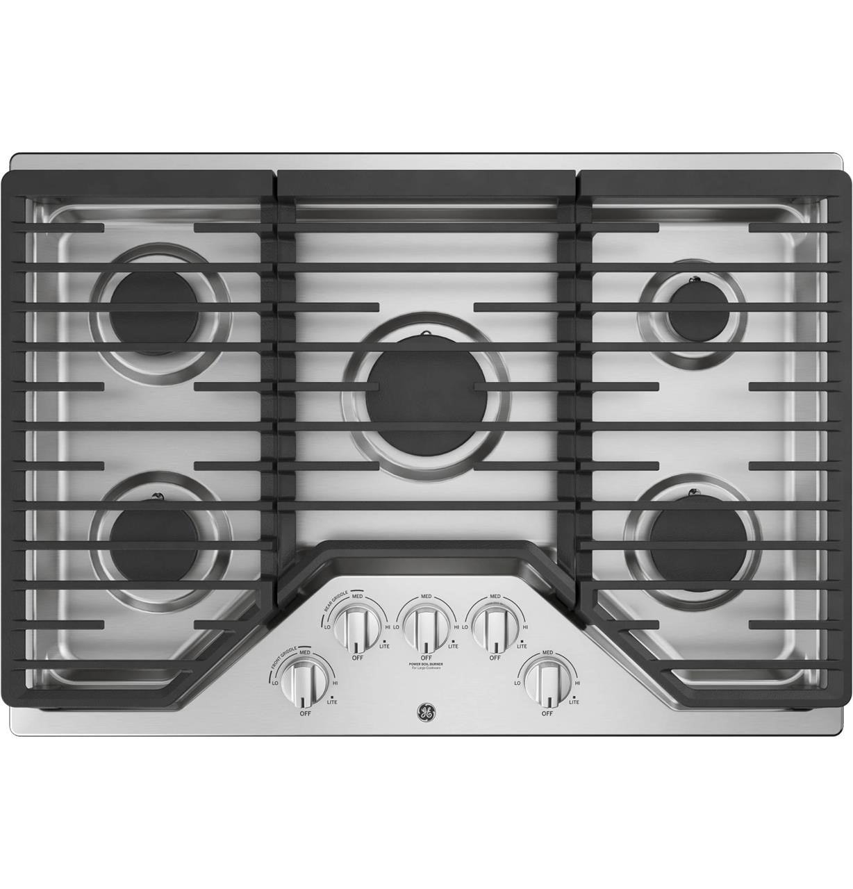 GE 30-in 5 Burners Stainless Steel Gas Cooktop (W3 · Lot #250m