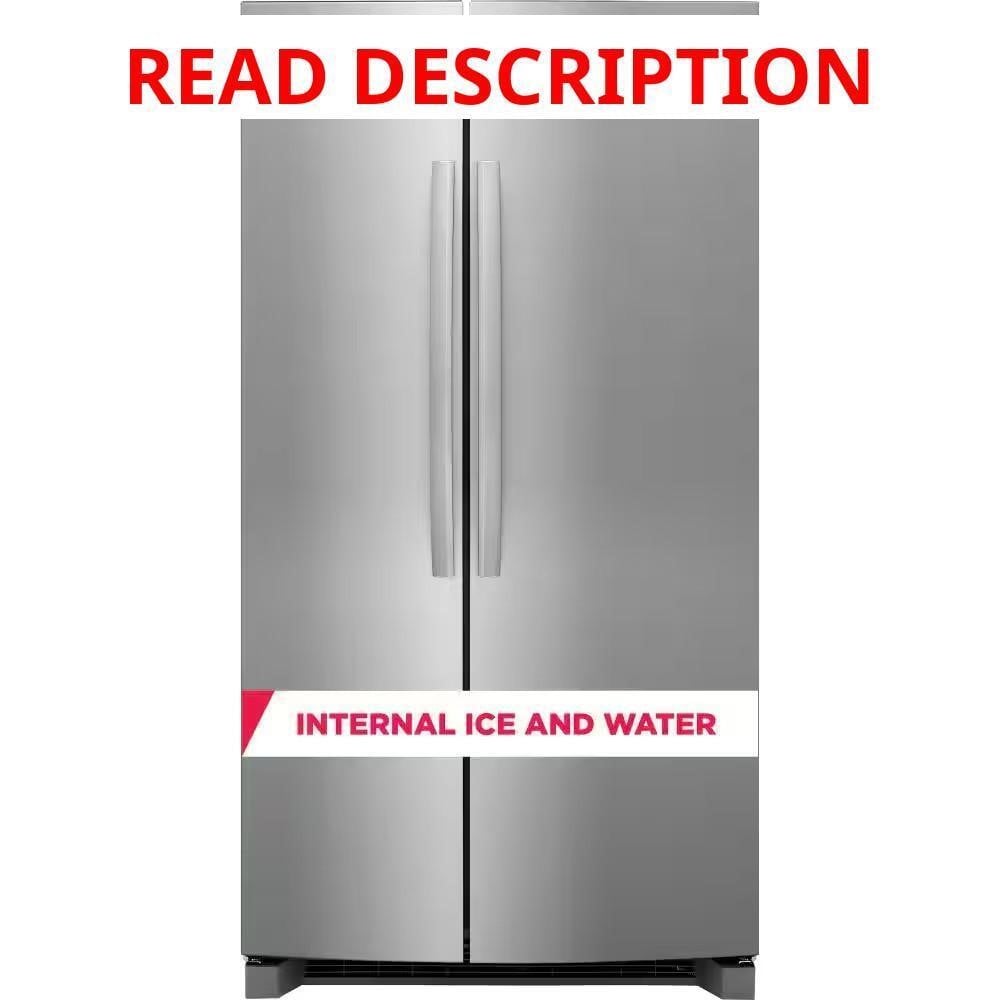 Frigidaire 36" 26 cu. ft. Side-by-Side Refrigerator · Lot #194m