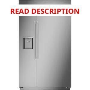 GE 48 in. Smart Side-by-Side Refrigerator · Lot #212m