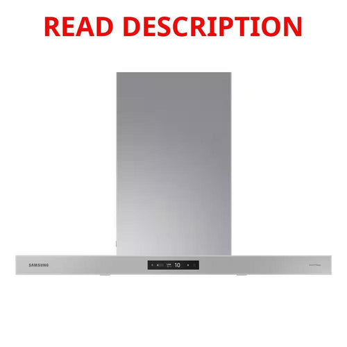 (W3) Samsung BESPOKE 36" Wall Mount Range Hood - G · Lot #74m