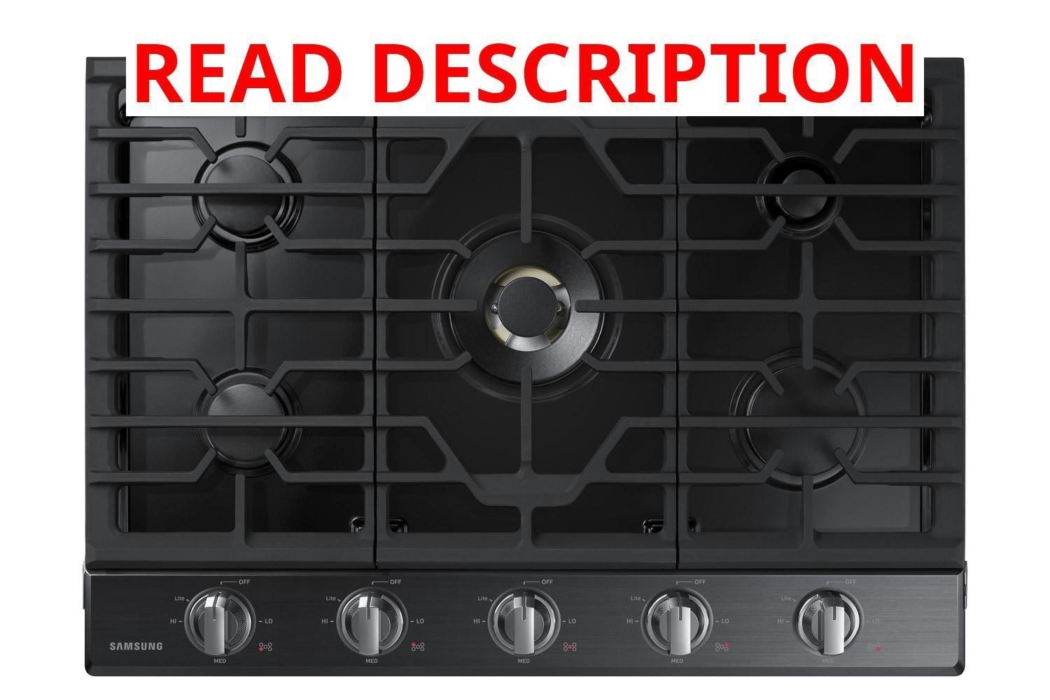 Samsung 30-in 5-Burner Gas · Lot #96m