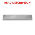 (W3) Whirlpool 30-in Ducted Stainless Steel Range · Lot #132m