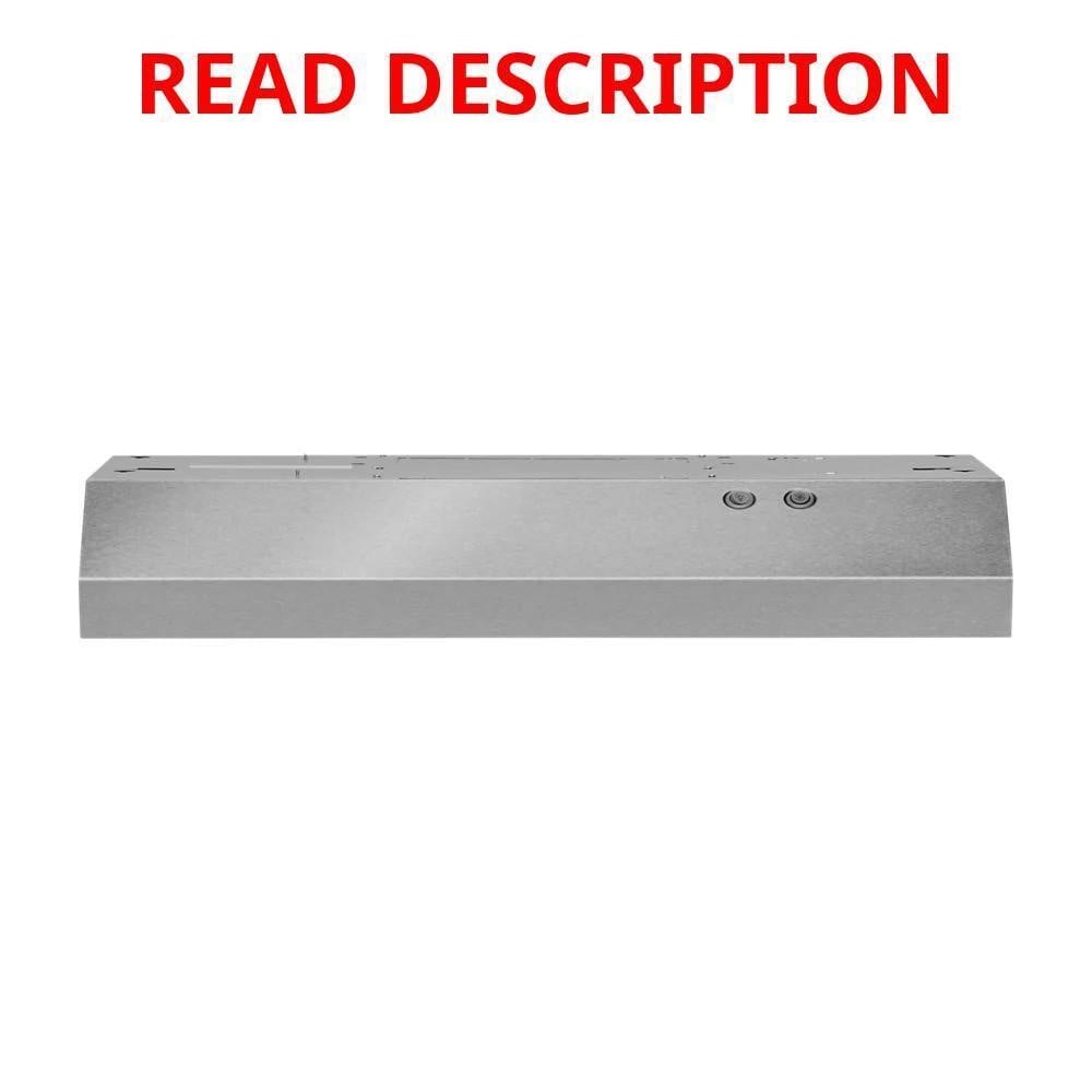 (W3) Whirlpool 30-in Ducted Stainless Steel Range · Lot #132m