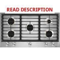 JennAir 36" Built-In Gas Cooktop, Stainless Steel · Lot #246m