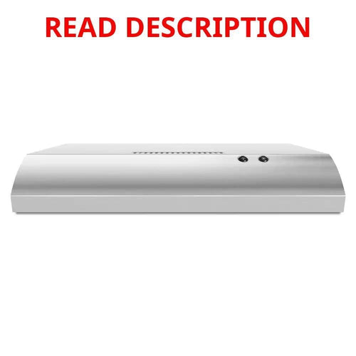 (W3) Whirlpool 30 in. Non-Vented Range Hood in Sta · Lot #130m