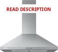 Samsung 30" Wall Range Hood, Stainless Steel (W3) · Lot #164m