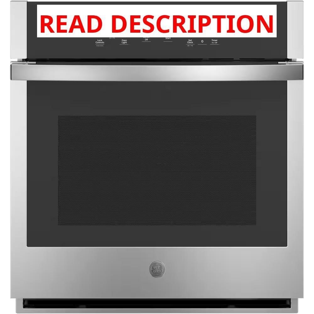 GE 27 in. Smart Electric Wall Oven Self-Clean · Lot #60m