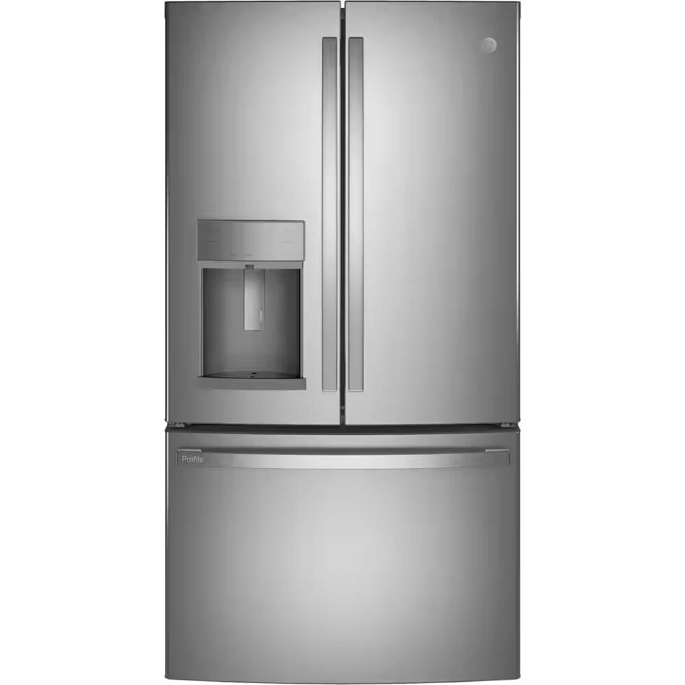 GE Profile 22.1 cu. ft. French Door Fridge · Lot #220m
