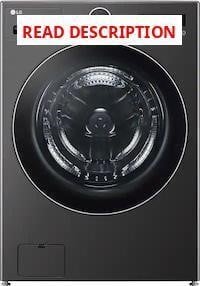 LG 27" 5 cu ft Washer/Dryer with TurboWash 360 · Lot #184m