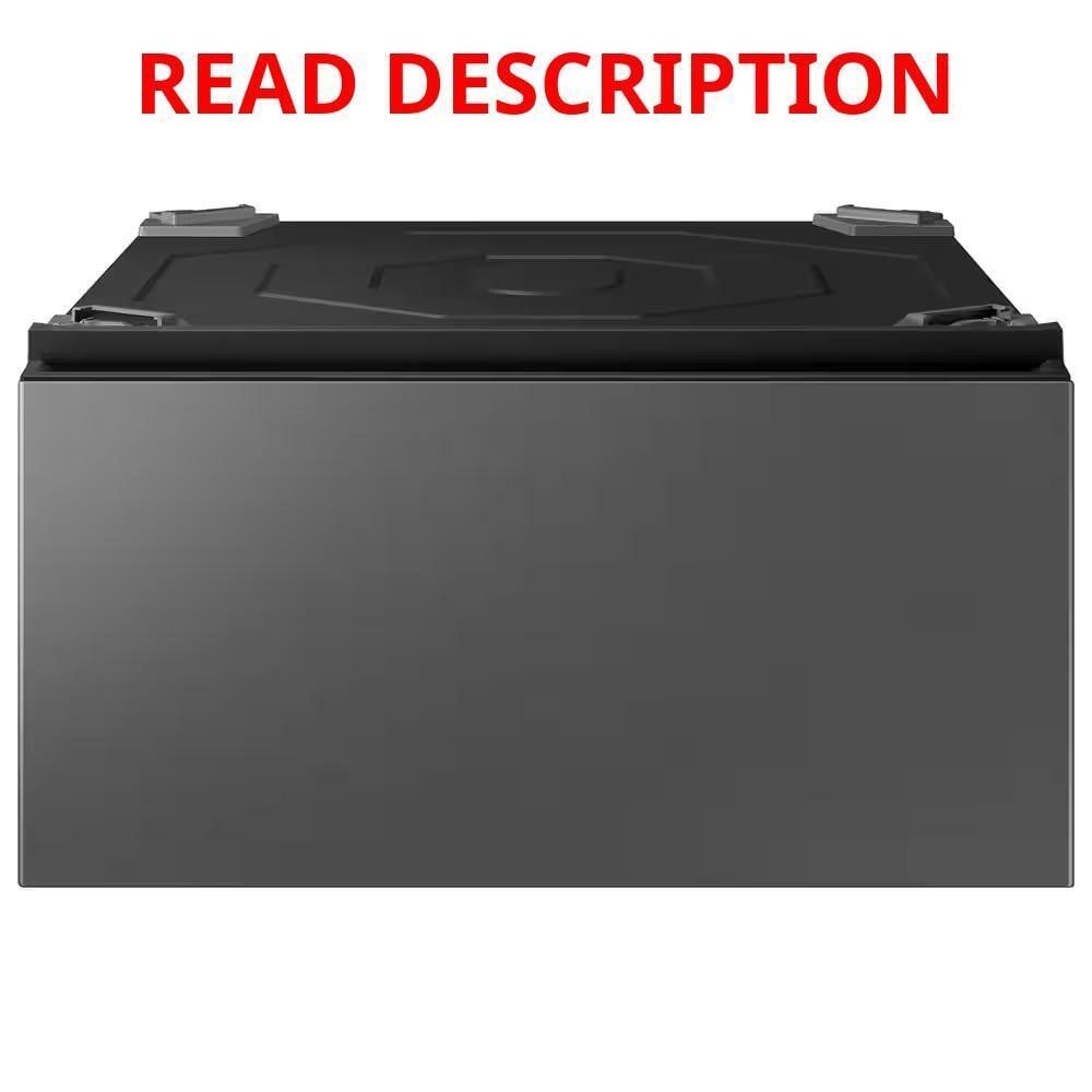 Samsung 27 in. Laundry Pedestal for WD53DBA900HZ ( · Lot #136m