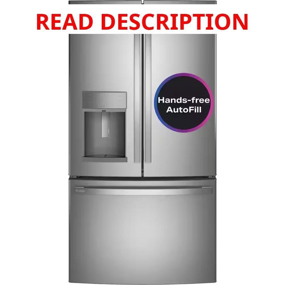 GE Profile 22.1 cu. ft. French Door Fridge · Lot #6m