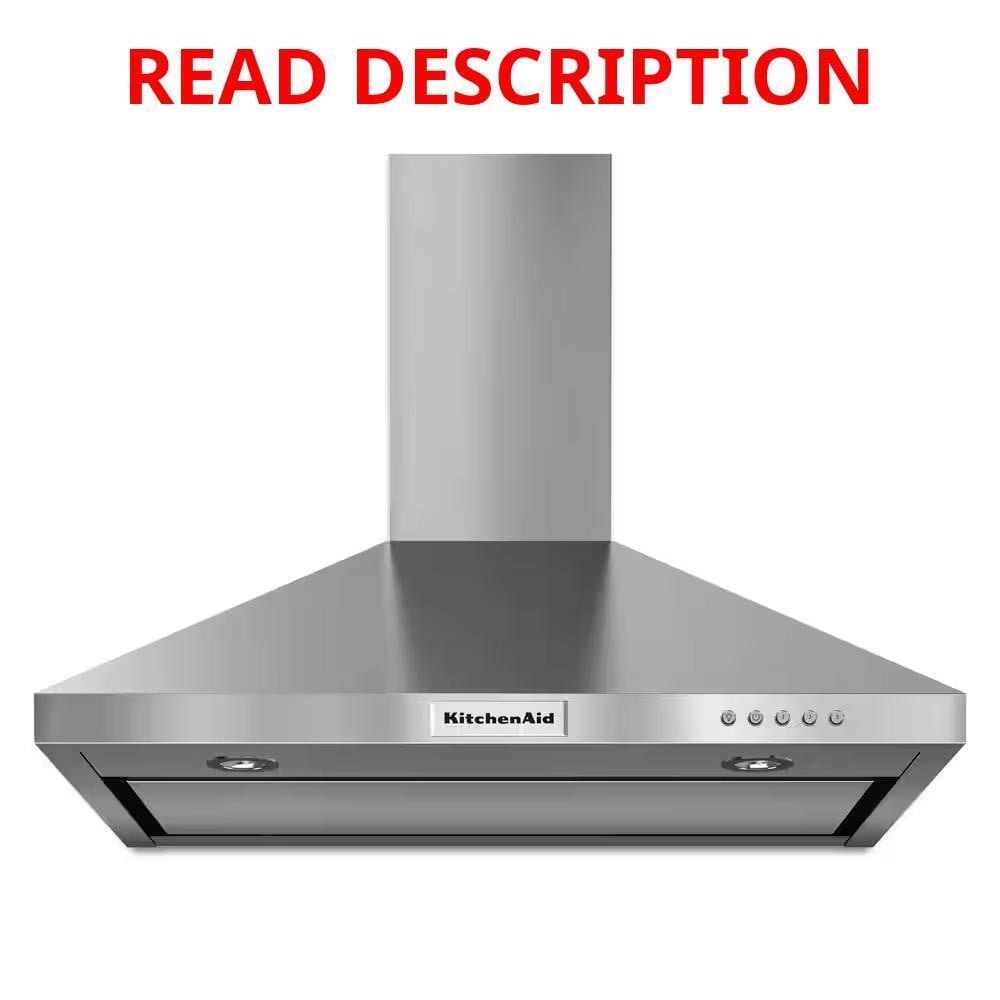 KitchenAid 30 in Convertible Wall Hood, Stainless · Lot #72m