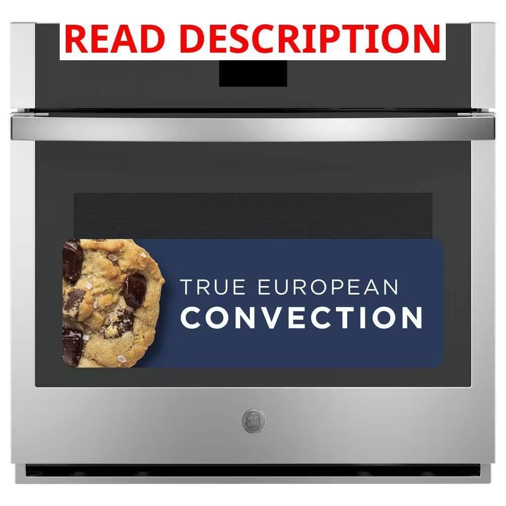 GE 30 in. Smart Single Electric Wall Oven · Lot #232m