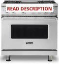 Viking 36" Free-Standing Gas Range with Griddle · Lot #142m